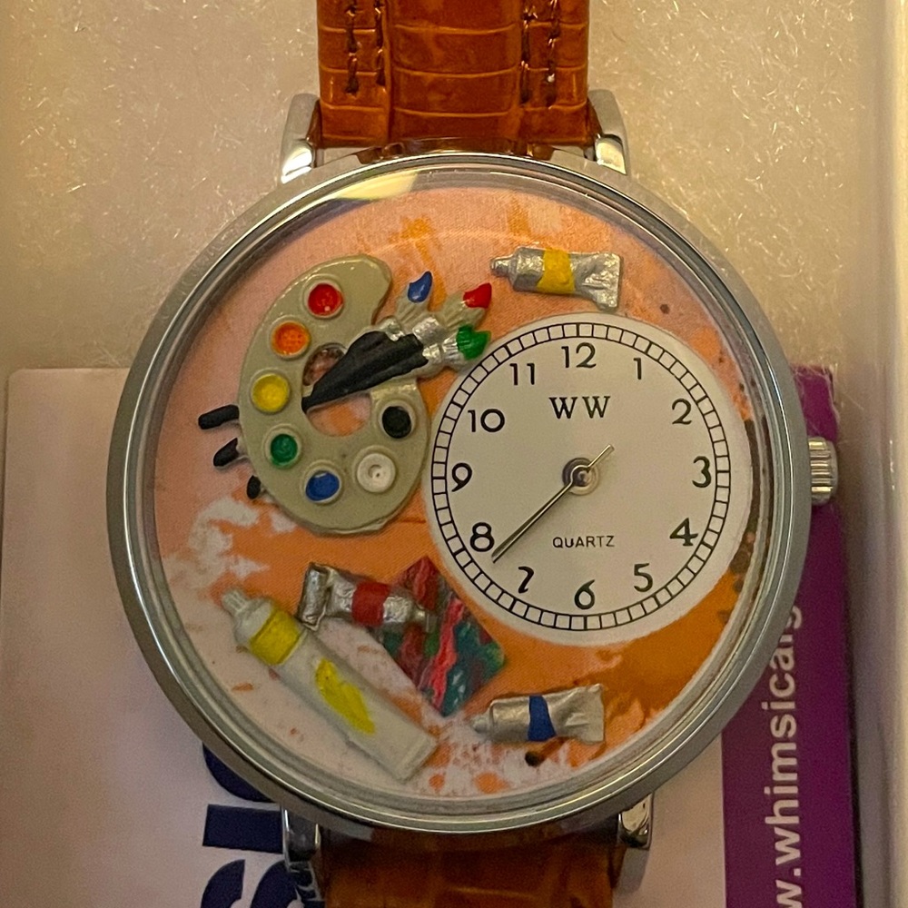Whimsical artist watch